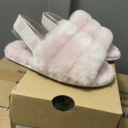 Uggs T Fluff Youth 12 Pink