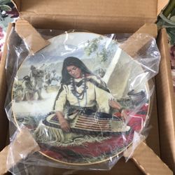Authentic  Sacajawea  Plate Collection  