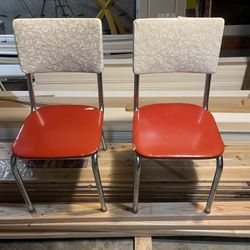 2 Retro Cafe Chairs