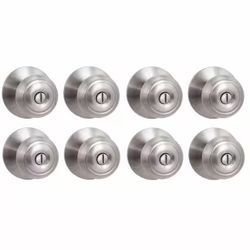 Brushed Nickel Doorknob Sets  And Hinges — 7 Sets