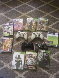 Xbox 360 games and contollers