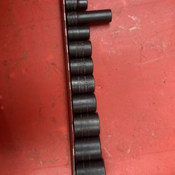 Snapon 3/8 Drive Impact Socket Set Metric