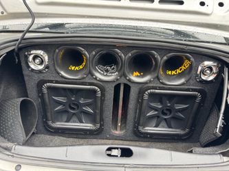 Custom Car Audio System - Kicker Subs, Amps, Crossover & Battery Setup