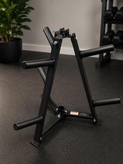 Weight plate tree holder