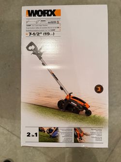 WORX WG896 12-Amp 2-in-1 Electric Lawn Edger/Trencher, 7.5-inch.