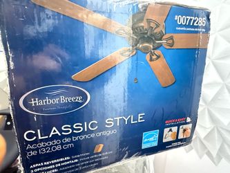 Ceiling fan, no light fan only