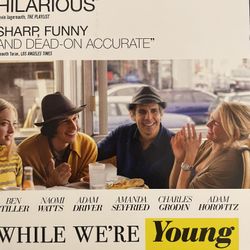 WHILE WE’RE YOUNG (Blu-Ray-2014) Ben Stiller + Amanda Seyfried + Adam Driver!