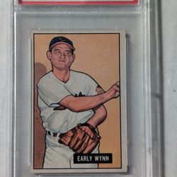 1951 Bowman Early Winn PSA  6 
