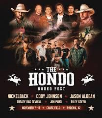 Hondo Rodeo Fest Floor Tickets (2)