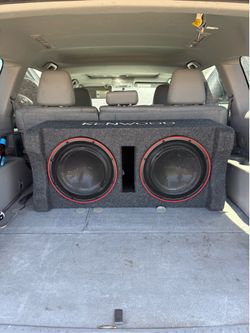 2 12 Inch Subwoofers