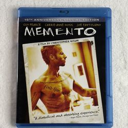 Memento Blu-ray 10th Anniversary Special Edition Christopher Nolan Guy Pearce