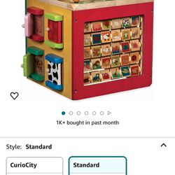 Activity Cube Farm Theme Wooden Toy For Kids 