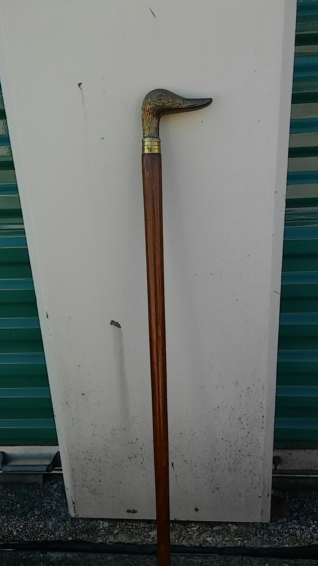 36 inch walking cane with duck head handle