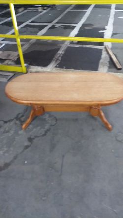 Oak coffee table