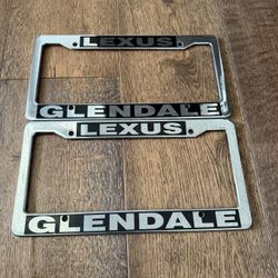 Lexus License plates (pair)