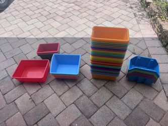 Colorful Storage Bins/School Bins