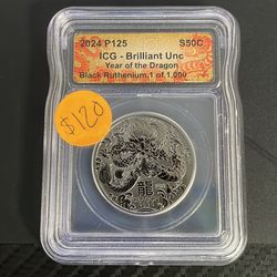 2024 Australia Year of the Dragon Brilliant UNC