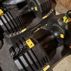 Golds Gym / 5-55 Pound Adjustable Dumbbells 