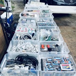 Bulk Computer Parts And  Accessories! 18 Bins!