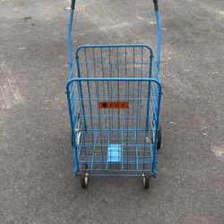 Vintage Fox Shopping Cart