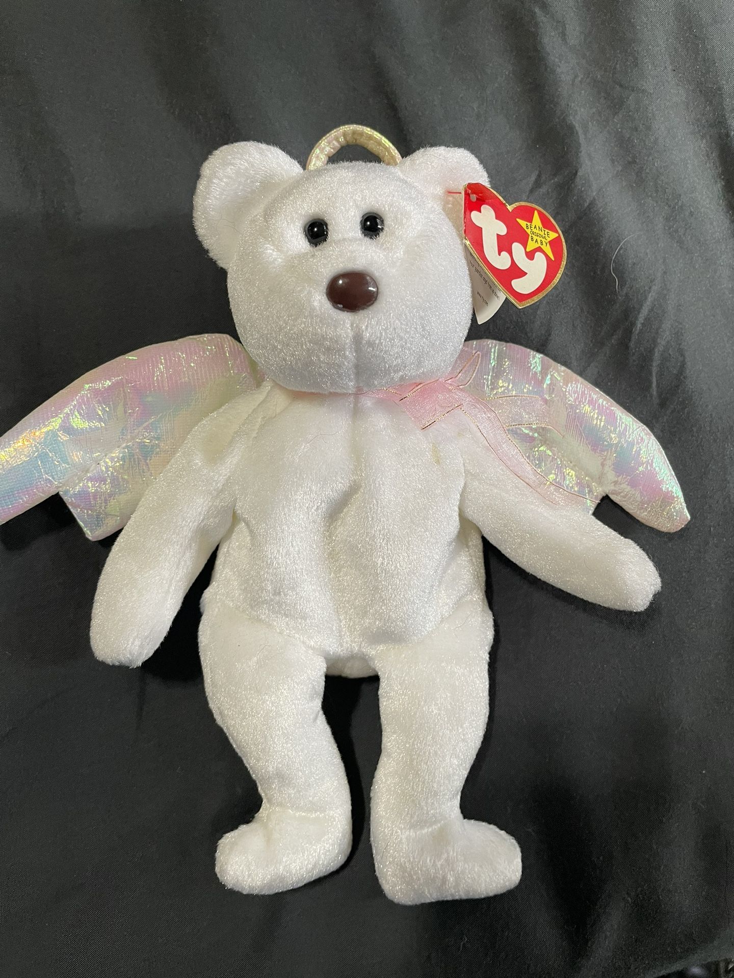 Rare Brown Nose Halo Beanie Baby