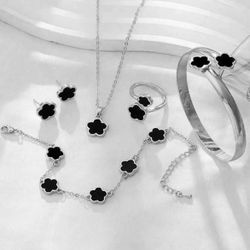 Bracelet Set / Clover 