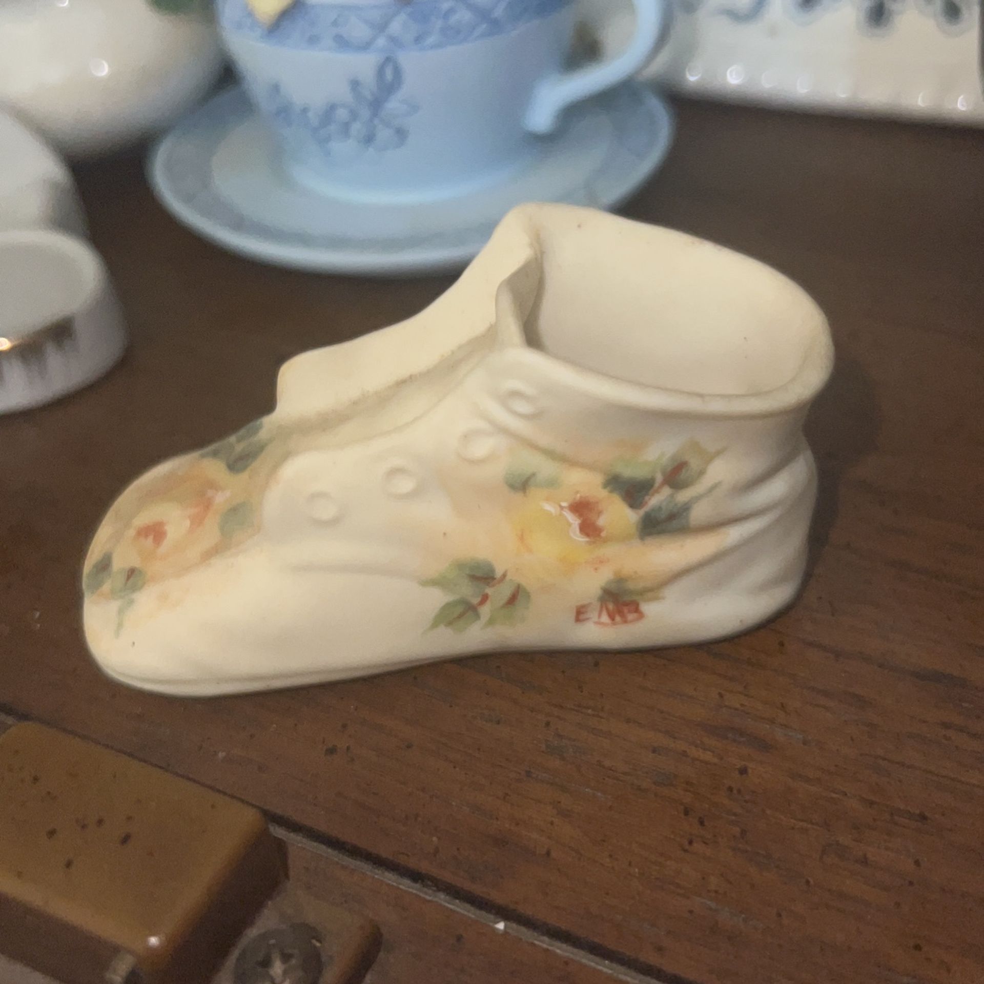 Vintage China Baby Bootie  