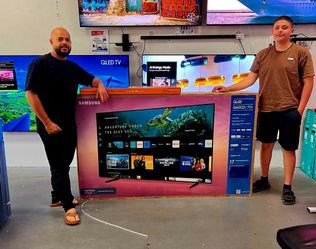 SAMSUNG SMART 4K ULTRA HD TV 75 PULGADAS $475