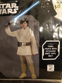NEW Luke Star Wars Halloween Costume size medium 8-10 (kids)