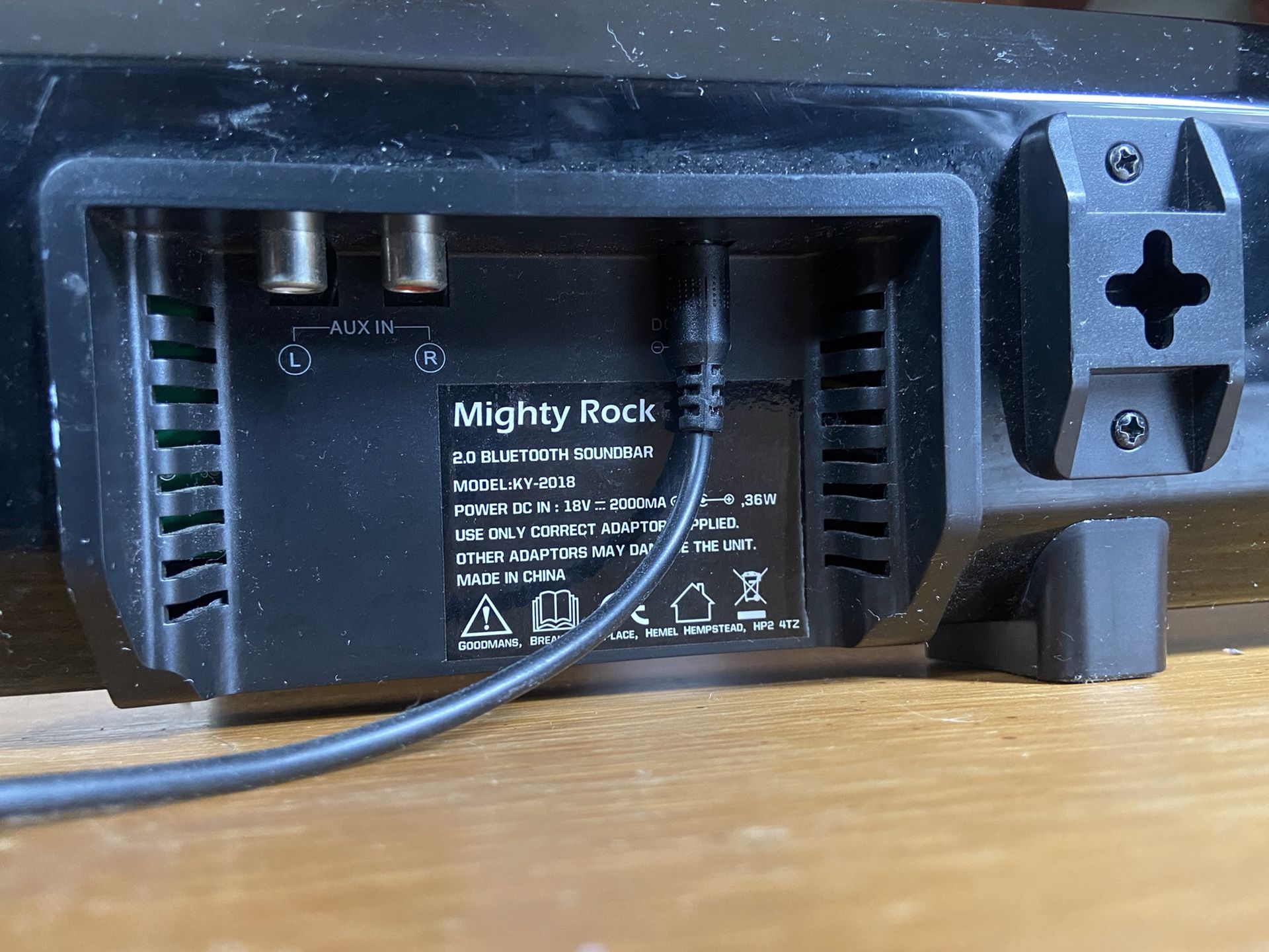 Mighty rock hot sale soundbar