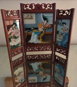 Small 3 Panel Chinese Diver
