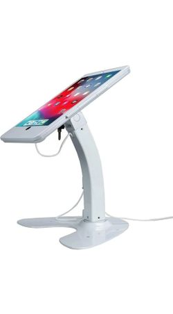 Dual Security Kiosk Stand With Locking Case & Cable For iPad