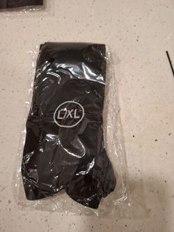 Compression socks  L/XL unisex  black $5.00 brand new