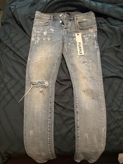 Purple jeans