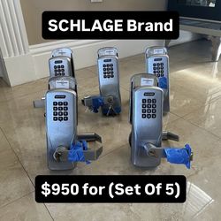 Heavy Duty Stainless Steel Lockset With Keypad (Set Of 5) Pickup Today!
