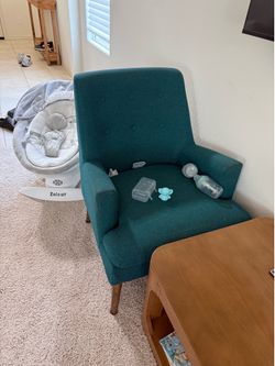 Teal chair