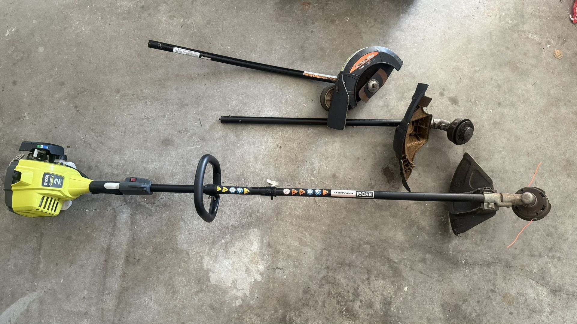 Ryobi String Trimmer and Attachments