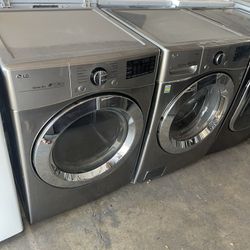 Lg Front Load Washer And Electric Dryer. We Finance Comes With A 90 Day Warranty.