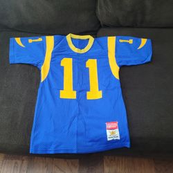 Vintage LA RAMS #11 SAND KNIT JERSEY