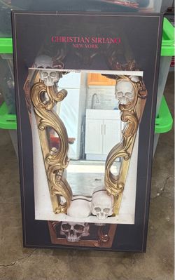 Halloween Skull Mirror