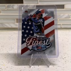 Bobby Witt Jr 2026 Topps Finest World’s Finest Refractor WBC #WF-11
