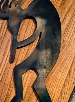 Metal Kokopelli Wall Art Decor