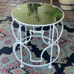 Wrought Iron Side Table