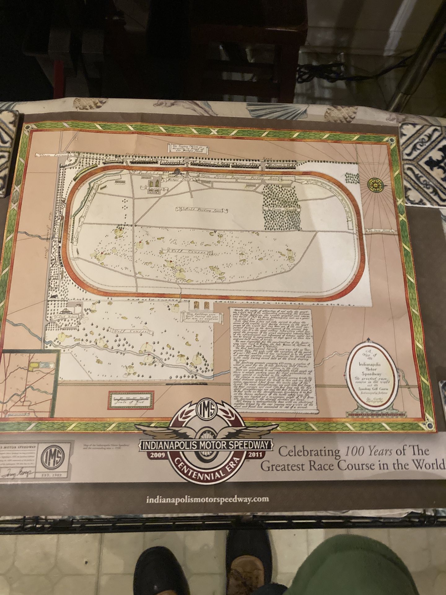Map Of Indianapolis Motor Speedway