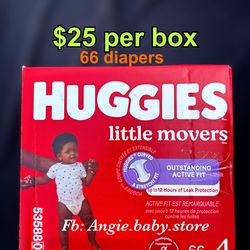 Huggies little movers size 4