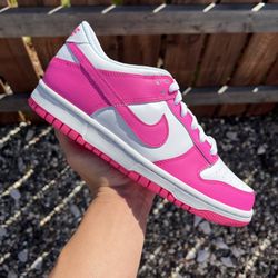 Nike Dunk Low Laser Fuchsia (Size 5.5Y, 6Y, 7Y)
