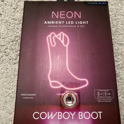Neon Pink Cowboy Boot 