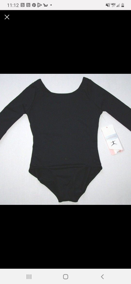 Nwt Danskin Leotard 4/5 Little Girls And Pop Up Tent