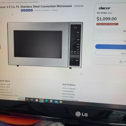 NEW Dacor Convection Microwave Oven