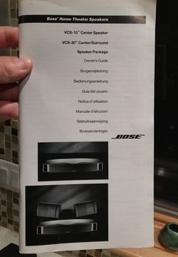 Bose VCS-10 Center Channel Speaker for Sale in Wheaton, IL -